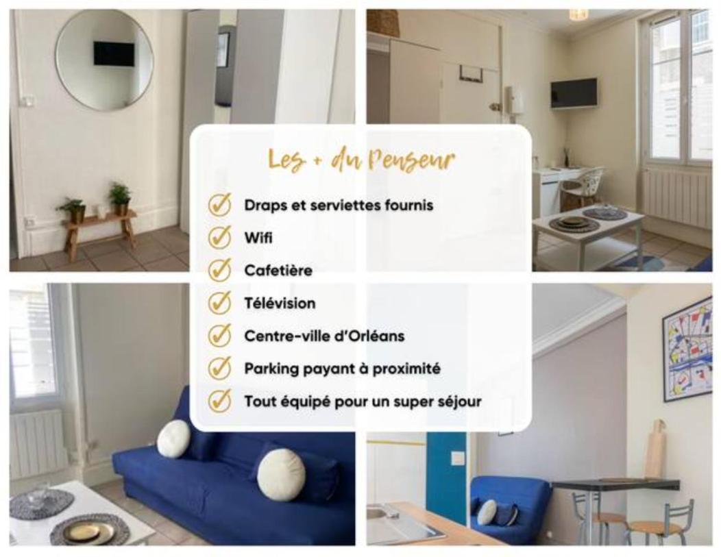 Le Penseur Studio Apartment Orléans Exterior photo